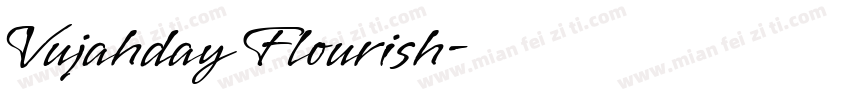 Vujahday Flourish字体转换